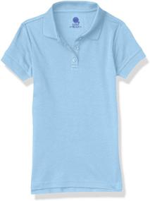 img 1 attached to Effortlessly Stylish: Classroom School Uniforms Girls' Feminine Fit Polo - Elevate Their School Wardrobe