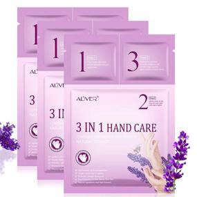 img 4 attached to 👐 Moisturizing Hand Mask Treatment Kit – Including Moisturizing Gloves, Clean Pores Gel, Hand Cream, Infused Collagen, Serum, Enriched with Vitamins, Natural Plant Extracts, Ideal for Moisturizing, Anti-aging, Dry Hands, and Rough-Damaged Skin