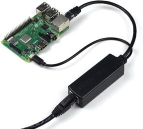 img 3 attached to 💡 PoE Splitter Gigabit 5V - UCTRONICS: Micro USB Power and Ethernet for Raspberry Pi 3B+, Echo Dot, Micro USB Security Cameras, Tablets - Compliant with IEEE 802.3af