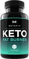 🔥 keto fat burner supplement for weight loss - 60 keto burn capsules - ketosis diet pills for women & men by metafit logo