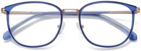 img 4 attached to 👩 ZENOTTIC Blue Light Blocking Computer Glasses: Reduce Eyestrain & Glare with Lightweight Frame - Women's Eyeglasses