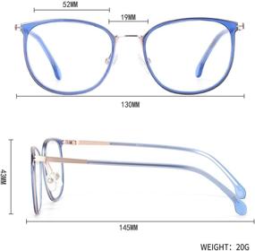 img 3 attached to 👩 ZENOTTIC Blue Light Blocking Computer Glasses: Reduce Eyestrain & Glare with Lightweight Frame - Women's Eyeglasses