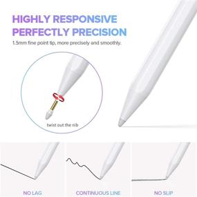 img 2 attached to 💡 Enhance Your Stylus Pen with 4 Pack of White Replacement Tips