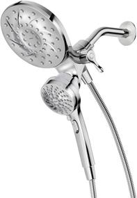 img 4 attached to 🚿 Moen 26009 Engage Magnetix 2.5 GPM Handheld/Rain Shower Head 2-in-1 Combo with Magnetic Docking System, Chrome