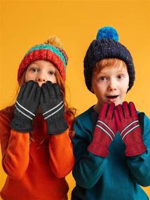 img 3 attached to 🧤 Winter Wonderland Protection: 2 Pairs of Kid's Thick Ski Gloves for Ultimate Warmth & Comfort