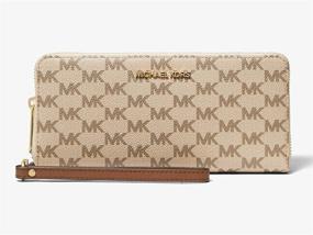 img 2 attached to 👜 Michael Kors Jet Continental Wristlet: Stylish Handbag & Wallet Combo for Women