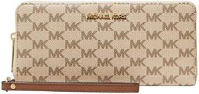 img 4 attached to 👜 Michael Kors Jet Continental Wristlet: Stylish Handbag & Wallet Combo for Women