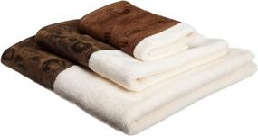 img 1 attached to 🍫 Premium Zambia Collection: Chocolate Bath Towel Set by Popular Bath