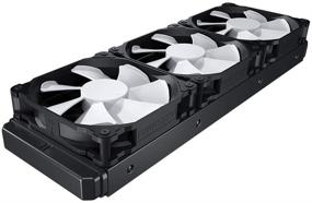 img 3 attached to Phanteks (PH-GO360MP_DBK01) Глейсер Уан 360МП Д-РГБ ВОСО-система охлаждения ЦПЮ: Крышка насоса с бесконечным зеркалом, безшумные 120-мм ПВМ вентиляторы, черный