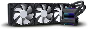 img 4 attached to Phanteks (PH-GO360MP_DBK01) Глейсер Уан 360МП Д-РГБ ВОСО-система охлаждения ЦПЮ: Крышка насоса с бесконечным зеркалом, безшумные 120-мм ПВМ вентиляторы, черный