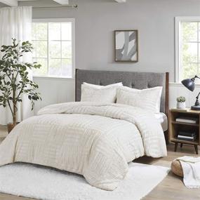 img 4 attached to ❄️ Arctic Fur Down Alternative Comforter Mini Set in Madison Park for King/California King - Improved SEO-friendly Product Name