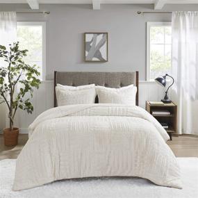 img 3 attached to ❄️ Arctic Fur Down Alternative Comforter Mini Set in Madison Park for King/California King - Improved SEO-friendly Product Name