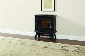 img 2 attached to 🔥 Pleasant Hearth ES-217-10 17-Inch Infrared 2 Stage Electric Stove Heater in Black