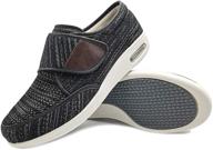 🩺 lesvago diabetic adjustable slippers - lightweight men's athletic shoes логотип