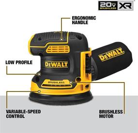 img 3 attached to 🔄 DEWALT DCW210B Brushless Orbital Sander - Boost Your Sanding Efficiency