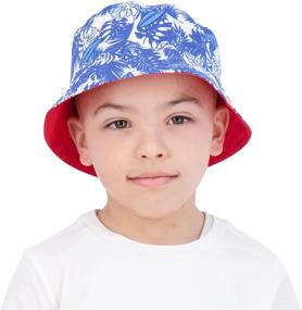 img 1 attached to 👕 Reversible Boys' Accessories Pack by Bucket Girls - Double the Style and Portability!