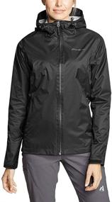 img 4 attached to Eddie Bauer Cloud Jacket Black Women's Clothing and Coats, Jackets & Vests