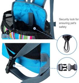 img 1 attached to 🐕 Comfortable and Breathable Wellver Dog Front Carrier Backpack – Ideal for Traveling, Hiking, Camping, Easy-Fit for Cats & Dogs