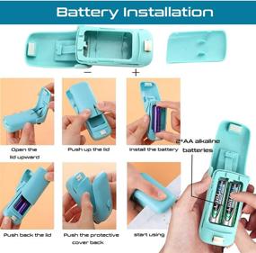 img 1 attached to 🔥 2 in 1 Portable Bag Sealer: Handheld Heat Plastic Bag Sealer & Mini Heat Vacuum Sealer for Food Storage and Snack Bags