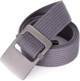 img 2 attached to 👔 Webbing Adjustable Men's Accessories for Belts - Elevate Your Style with Mile High Life