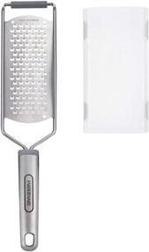 img 4 attached to Farberware Professional Soft Medium Grater, 12.4-Inch, Stainless Steel, Gray