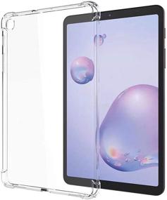 img 4 attached to ✨ SFFINE Clear TPU Case for Samsung Galaxy Tab A 8.4 Inch 2020 - Ultimate Protection and Clarity for Galaxy Tab A 8.4 SM-T307U 2020