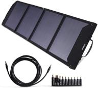 🌞 солнечная панель tenergy на 60 вт для кемпинга, портативный источник питания, зарядные устройства, блоки питания - порты dc, usb-c, 2x usb-a логотип