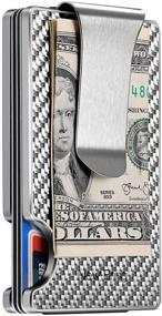 img 2 attached to NEW BRING Carbon Credit Holder: 💳 Sleek Aluminum Design for Efficient Credit Organization