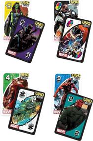 img 3 attached to 🎮 Marvel UNO FLIP Card Game: 112-Card Pack for Kids & Adults, Perfect for Family Game Night, Ages 7 & Up