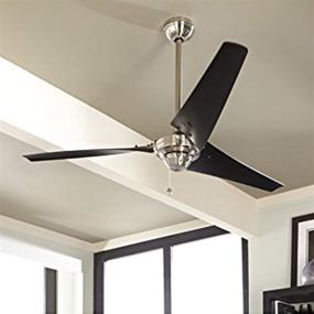 img 2 attached to 💡 Energy Efficient Brushed Nickel Almadale Ceiling Fan, 56-inch, by Prominence Home 50330