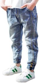 img 3 attached to 👖 Umeyda Boys' Denim Jeans: Stylish and Durable Jeans for Boys, Ages 3 to 11