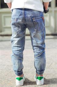img 2 attached to 👖 Umeyda Boys' Denim Jeans: Stylish and Durable Jeans for Boys, Ages 3 to 11