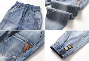 img 1 attached to 👖 Umeyda Boys' Denim Jeans: Stylish and Durable Jeans for Boys, Ages 3 to 11