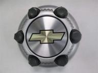 🚗 chevy 6 lug chromed center cap hubcap wheel cover - oem 16 inch, 1999-2011 | 9598133 9598135 9598137 logo