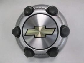 img 1 attached to 🚗 Chevy 6 Lug Chromed Center Cap Hubcap Wheel Cover - OEM 16 Inch, 1999-2011 | 9598133 9598135 9598137