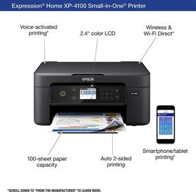 img 1 attached to 🖨️ Epson XP-4100 Wireless Color Printer with Scanner and Copier