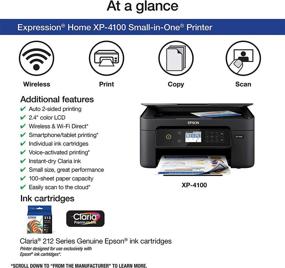 img 2 attached to 🖨️ Epson XP-4100 Wireless Color Printer with Scanner and Copier