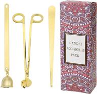 yoption 3-in-1 candle accessory set: trimmer, cutter, snuffer, & dipper with gift package logo