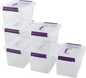 img 4 attached to Tyminin Plastic Storage Container Handles Storage & Organization for Baskets, Bins & Containers