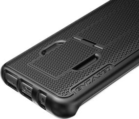 img 1 attached to 📱 Secure-Fit DuraClip Combo Belt Clip Holster Case for Samsung Galaxy S8 (Smooth Black)