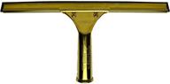 🪟 efficient window cleaning with ettore 10012 solid brass squeegee, 12-inch - a perfect cleaning tool for sparkling windows logo