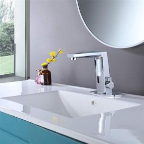 img 3 attached to 🚰 Convenient and Hygienic: Bathroom Faucets Touchless Faucet Automatic