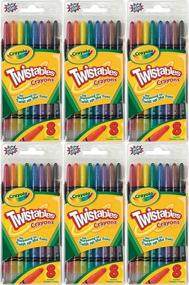 img 1 attached to Карандаши Crayola Twistable - набор из 6 штук (всего 48 карандашей)