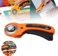 45mm sewing rotary cutter with scale blades: round cutters for quilting, fabric cutting, and craft tools - rotary cloth guiding cutting machine with safety lock logo