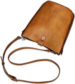 img 2 attached to Genuine Leather Crossbody Handmade Handbags Women's Handbags & Wallets