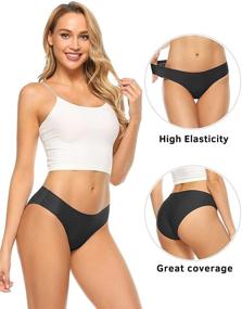 img 2 attached to Xibing Seamless Underwear Panties Breathable