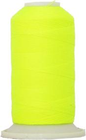 img 4 attached to Vibrant Neon Yellow Threadart Polyester Sewing Thread for All-Purpose Use (600m, 50S/3)