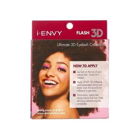 img 2 attached to KISS i Envy 3D Collection Eyelashes for Multiangle &amp; Volume Enhancement (KPEIM111)