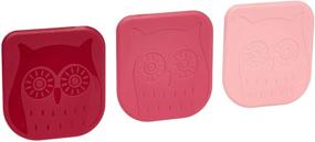 img 4 attached to 🦉 Tovolo Nylon Set of 3 Owl Pan: Reinforced Dishwashing Tool & Durable Plastic Dish Scrapers for Nonstick Cookware & Cast Iron Skillets - Pink