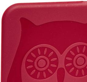 img 1 attached to 🦉 Tovolo Nylon Set of 3 Owl Pan: Reinforced Dishwashing Tool & Durable Plastic Dish Scrapers for Nonstick Cookware & Cast Iron Skillets - Pink